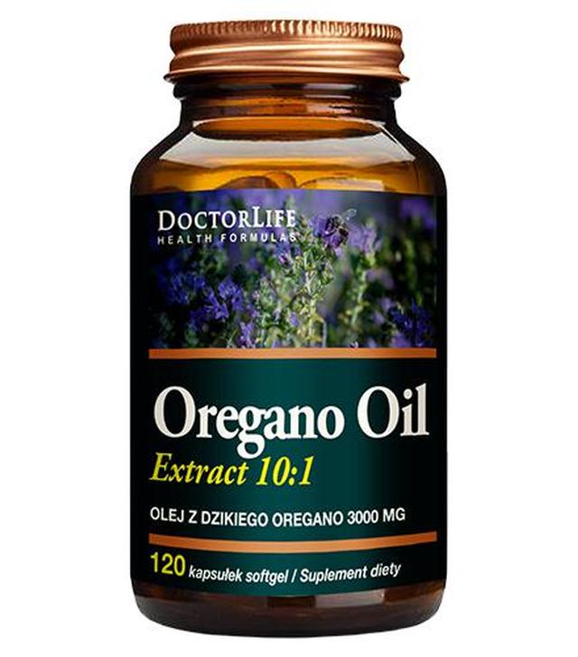 DOCTOR LIFE Oregano oil 3000 mg - 120 kaps.