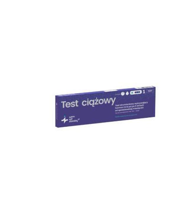 Test ciążowy strumieniowy, 1 sztuka