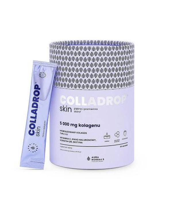 Aura Herbals Colladrop Skin Kolagen 5000 mg, 30 saszetek