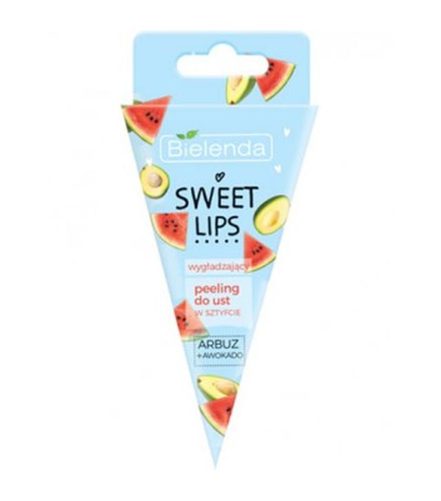 Bielenda Sweet Lips Wygładzający peeling do ust w sztyfcie z arbuzem i awokado 4,3 g