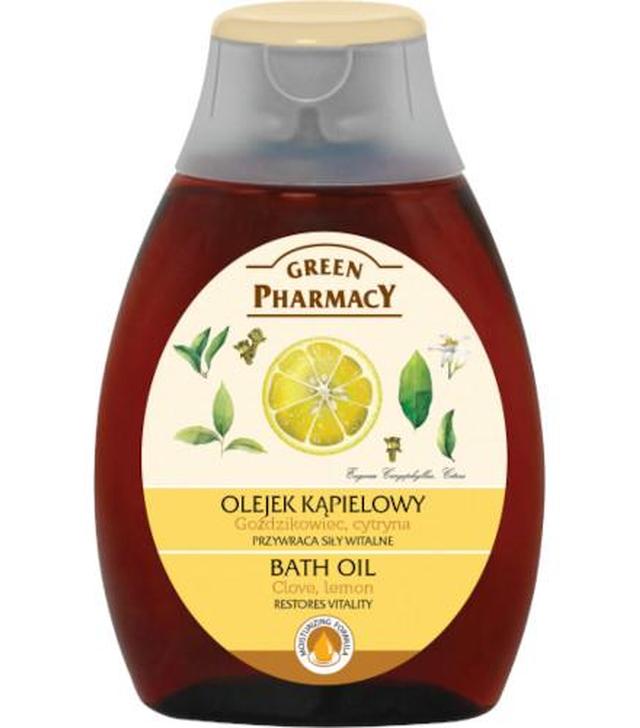 Green Pharmacy Nawilżający olejek do kąpieli 2 w 1 goździkowiec i cytryna, 250 ml