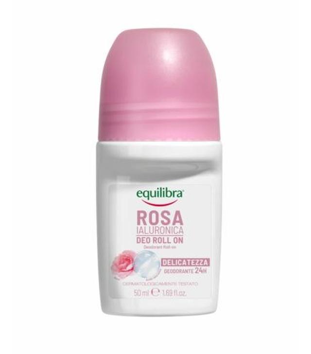 EQUILIBRA Różany dezodorant w kulce z kwasem hialuronowym, 50 ml