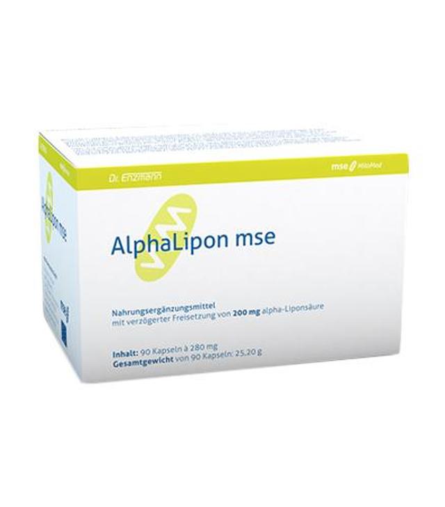 Mitopharma Kwas alfa-liponowy MSE - 90 kaps. - cena, opinie, dawkowanie