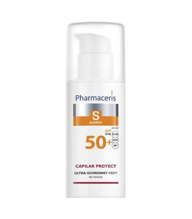 Pharmaceris S, krem ochronny na naczynka i trądzik różowaty SPF 50+, 50 ml