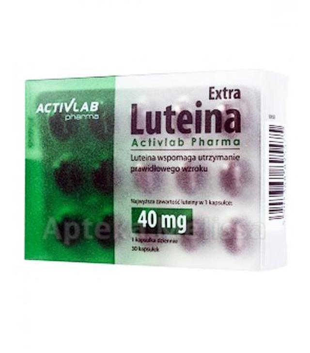 LUTEINA EXTRA ActivLab Pharma, 30 kapsułek