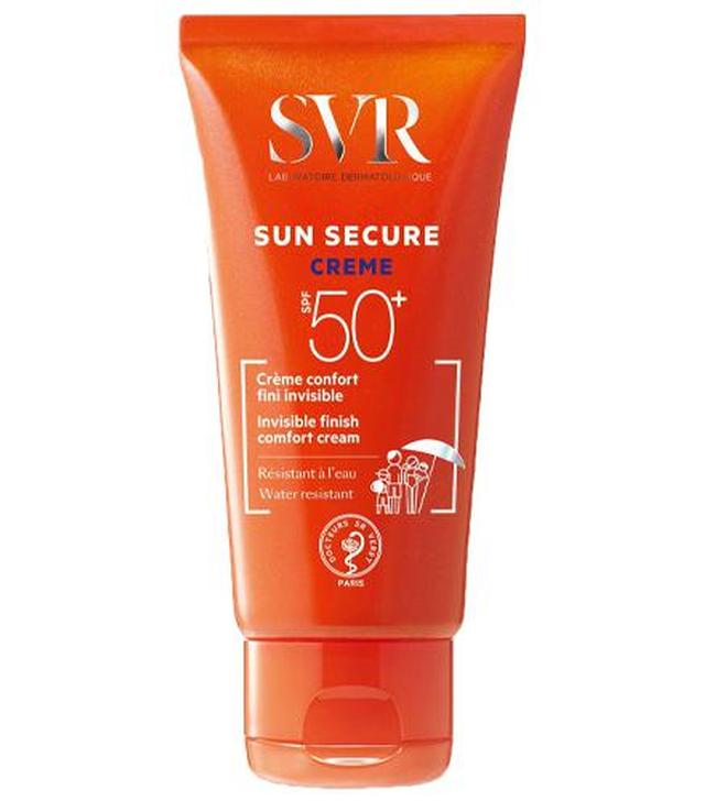 SVR Creme Sun Secure Krem nawilżający SPF50+ - 50 ml - cena, opinie, wskazania - ważny do 2025-10-31