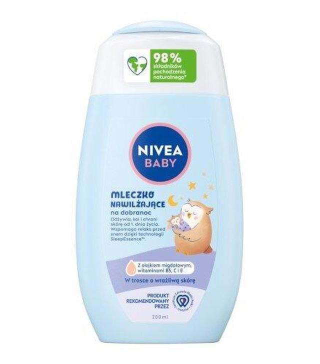 NIVEA BABY Mleczko nawilżające na dobranoc, 200 ml