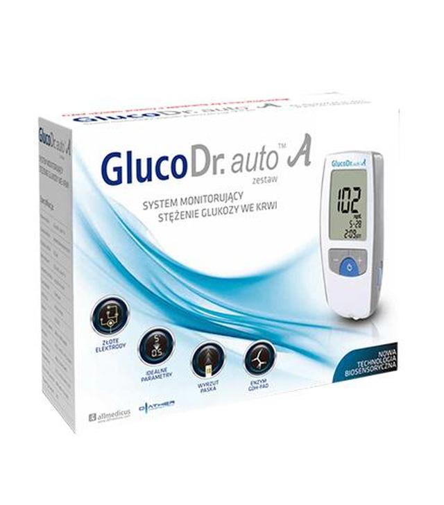 GlucoDr. auto A zestaw System monitorujący stężenie glukozy we krwi, 1 szt. - cena, opinie, właściwości