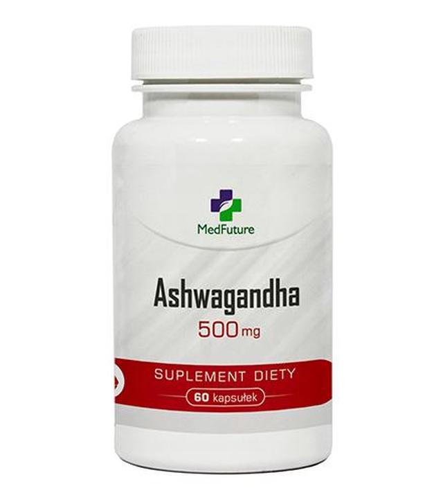 MedFuture Ashwagandha 500 mg, 60 kaps. cena, opinie, właściwości