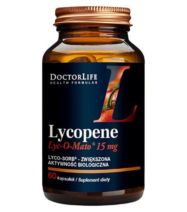 Doctor Life Lycopene Lyc-O-Mato15 mg - 60 kaps. - cena, opinie, właściwości
