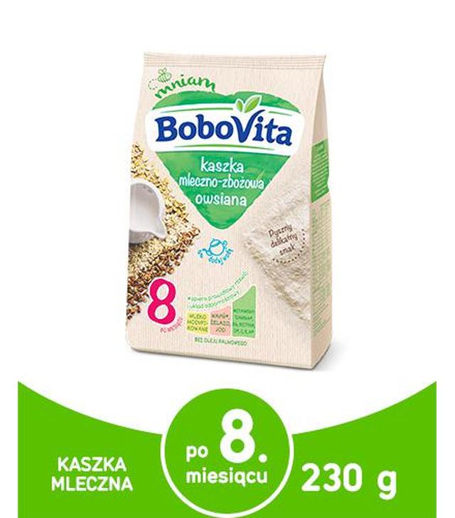 BOBOVITA Kaszka mleczno-zbożowa owsiana po 8 m-cu - 230 g - cena, stosowanie, opinie