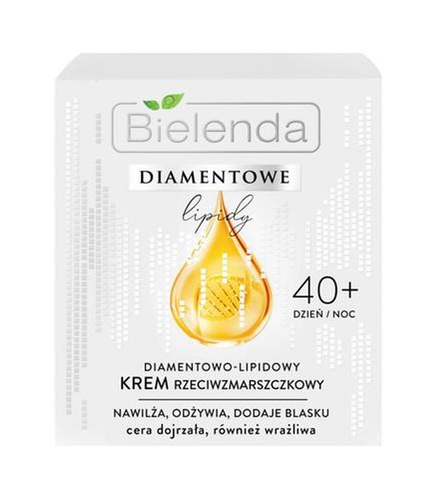 Bielenda Diamentowe Lipidy Diamentowo-Lipidowy Krem przeciwzmarszczkowy 40+ dzień/noc, 50 ml cena, opinie, skład