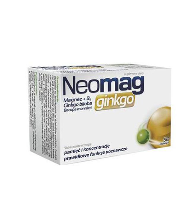 Neomag Ginkgo, 50 tabl. cena, opinie, właściwości