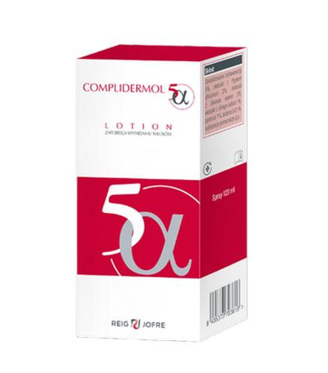 Complidermol 5 alfa lotion, 120 ml, cena, opinie, właściwości