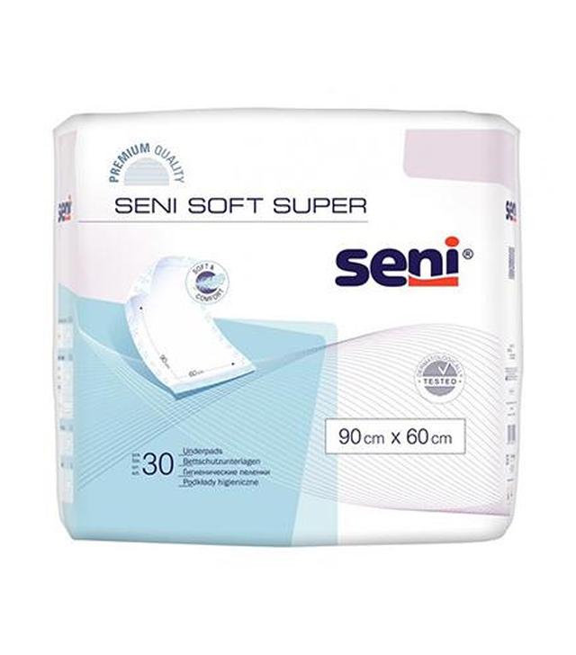 SENI Super Soft Podkłady higieniczne 90 cm x 60 cm - 30 szt. - cena, właściwości, opinie