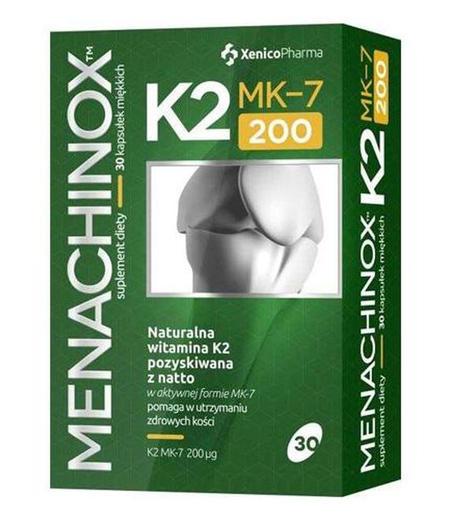 MENACHINOX K2 MK-7 200 - 30 kaps. Dla zdrowych i mocnych kości.