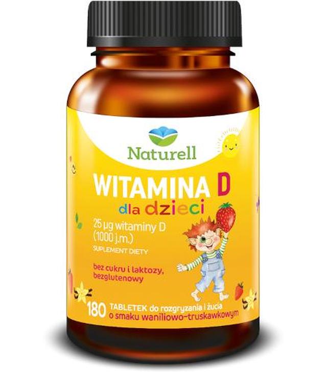 Naturell Witamina D dla dzieci 180 tabletek