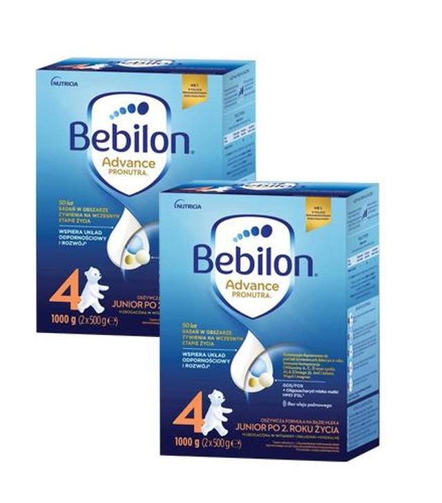 Bebilon 4 Pronutra Advance Mleko modyfikowane po 2. roku życia, 2 x 1000 g