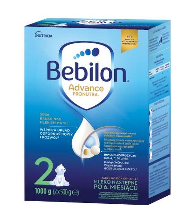 Bebilon 2 Advance Pronutra, mleko następne po 6. miesiącu, proszek, 1000 g (2 x 500 g)