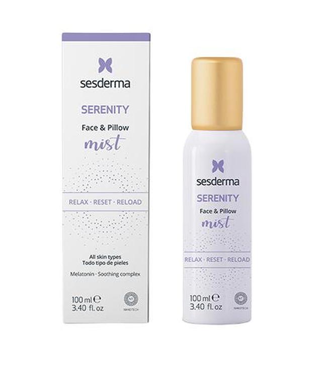 Sesderma Serenity Mist Mgiełka do twarzy, 100 ml, cena, opinie, właściwości - ważny do 2025-09-30