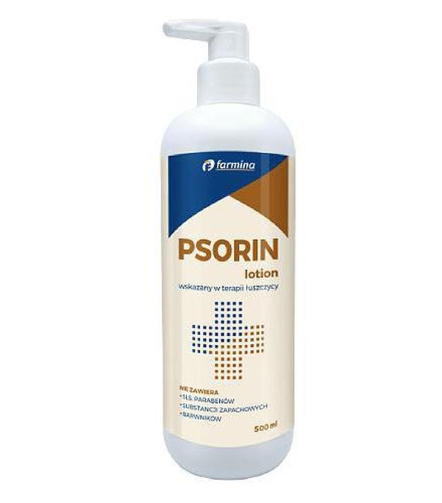 Farmina Psorin Lotion, 500 ml, cena, wskazania, właściwości
