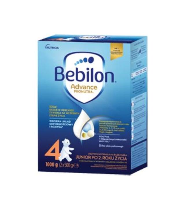 Bebilon 4 Advance Pronutra Junior, odżywcza formuła na bazie mleka po 2. roku życia, 1000 g - ważny do 2025-08-29