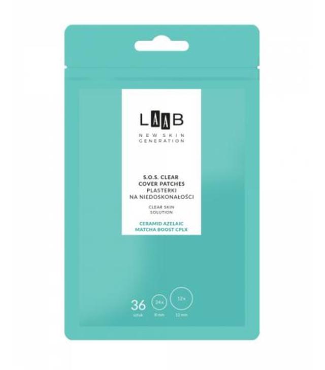AA Laab Clear Skin Solution Plasterki na niedoskonałości S.O.S. Clear Cover Patches, 36 sztuk