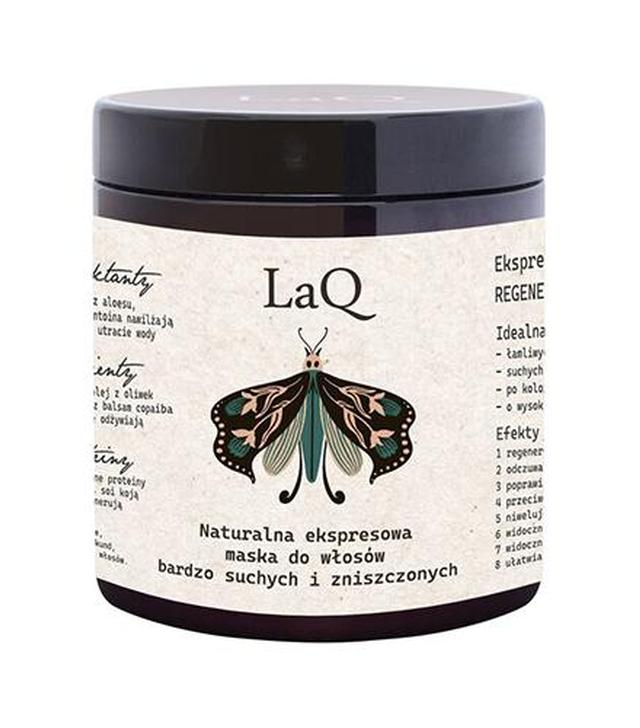 LAQ Ekspresowa maska do włosów regenerująco-odżywcza, 250 ml