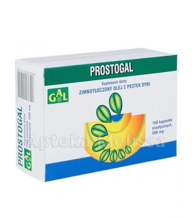 GAL PROSTOGAL Olej z pestek dyni 500 mg - 150 kaps. Wsparcie dla funkcjonowania prostaty i pęcherza moczowego.