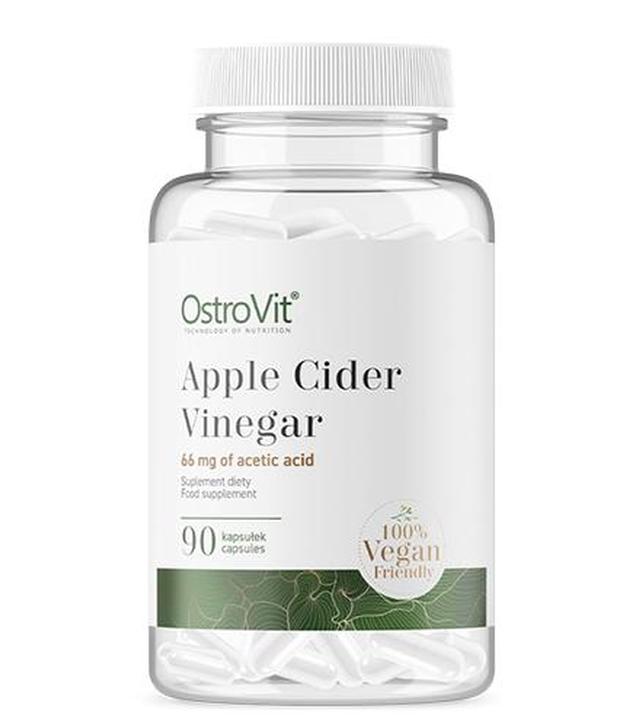 OstroVit Apple Cider Vinegar, 90 kaps. cena, opinie, właściwości