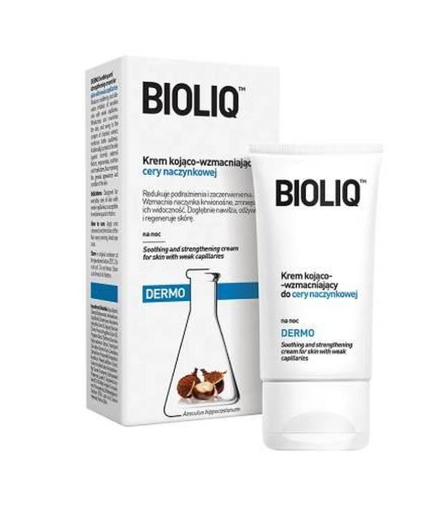 BIOLIQ DERMO Krem kojąco-wzmacniający do cery naczynkowej, 50 ml