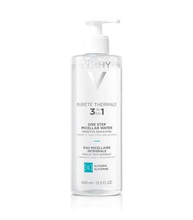 Vichy Purete Thermale Mineralny płyn micelarny dla skóry wrażliwej - 400 ml - cena, opinie, właściwości