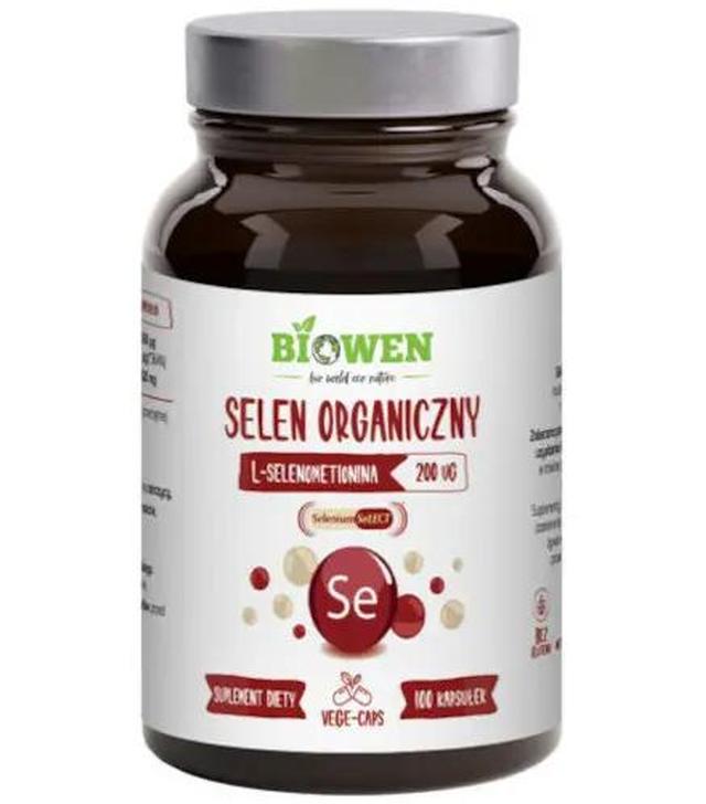 BIOWEN Selen Organiczny, 100 kapsułek