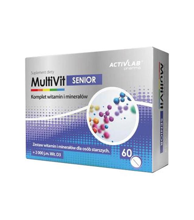 MultiVit Senior, 60 tabl. - cena, opinie, właściwości