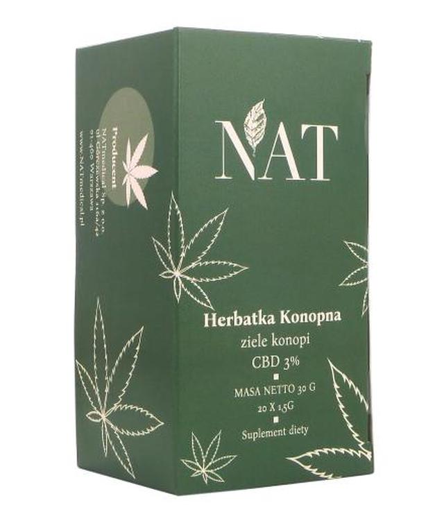 NAT Herbatka Konopna FIX 3% CBD, 30 g