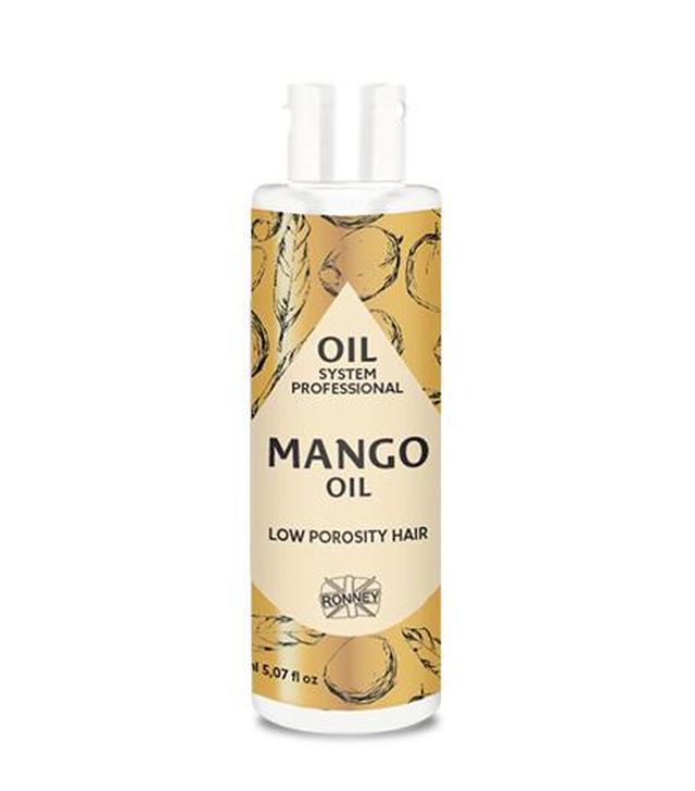 RONNEY Professional Oil System Olej MANGO, Włosy niskoporowate, 150 ml