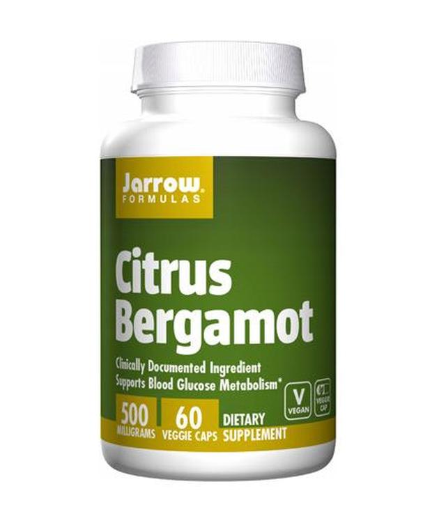 JARROW FORMULAS Citrus - Bergamot - 60 kaps. - Antyoksydant - cena , opinie, stosowanie  - ważny do 2025-10-31
