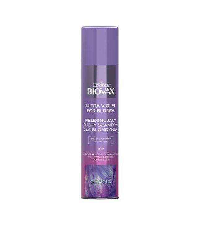 L'biotica Biovax Glamour Ultra Violet for Blond suchy szampon, 200 ml