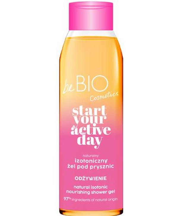 BeBio Start Your Active Day Naturalny Izotoniczny, Żel pod prysznic odżywianie, 400 ml