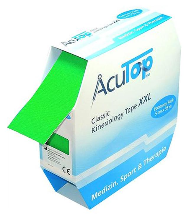 AcuTop Tape Classic 5 cm x 35 m zielony, 1 szt., cena, opinie, wskazania