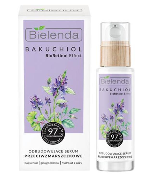 Bielenda Bakuchiol BioRetinol Effect Odbudowujące Serum przeciwzmarszczkowe dzień/ noc, 30 ml, cena, wskazania, skład