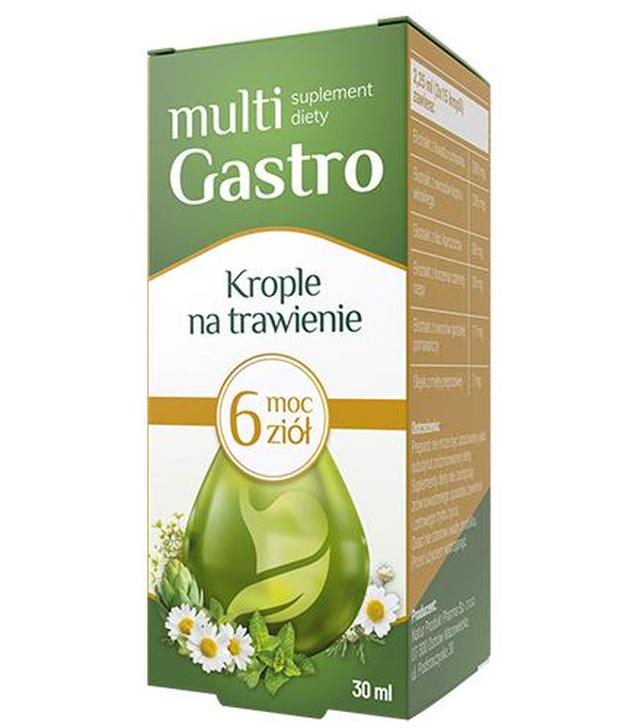 Multi Gastro Krople na trawienie - 30 ml - cena, opinie, właściwości