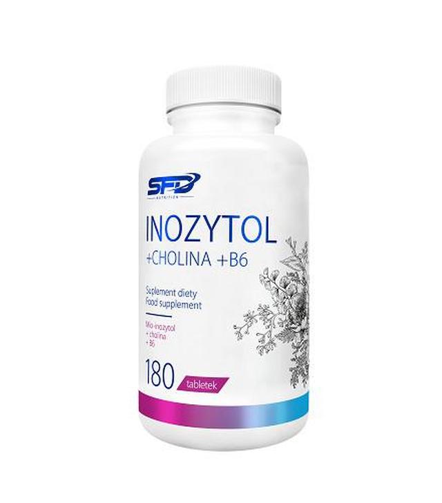SFD Inozytol + Cholina + B6, 180 tabletek