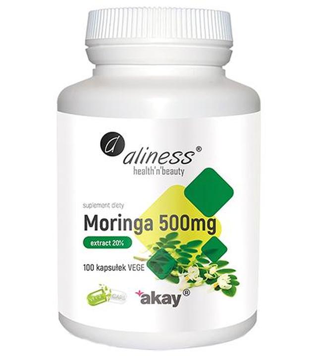 Aliness Moringa 500 mg, 100 kapsułek