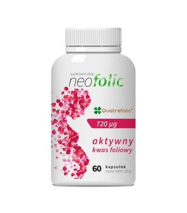 Neofolic aktywny kwas foliowy, kapsułki, 60 sztuk