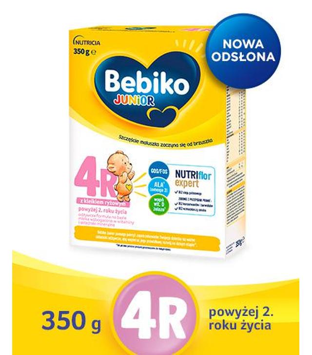 BEBIKO 4R JUNIOR Mleko modyfikowane następne dla niemowląt, 350 g - ważny do 2024-06-22