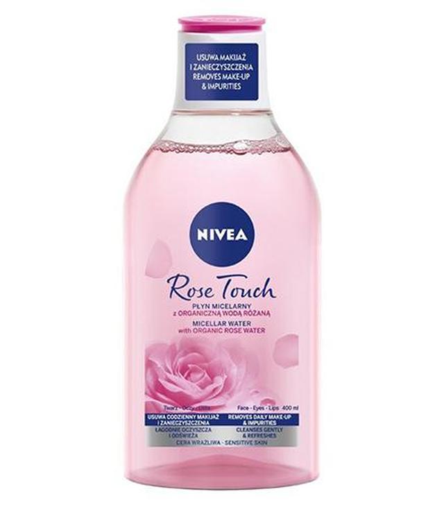 Nivea Rose Touch płyn micelarny z organiczną wodą różaną, 400 ml