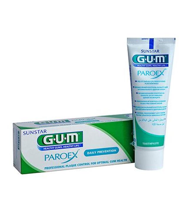 SUNSTAR GUM PAROEX Pasta do zębów 0,06% CHX, 75 ml