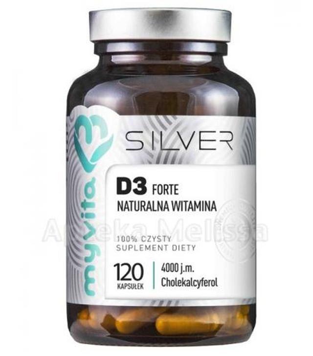 MYVITA SILVER Naturalna witamina D3 4000 j.m. - 120 kaps.