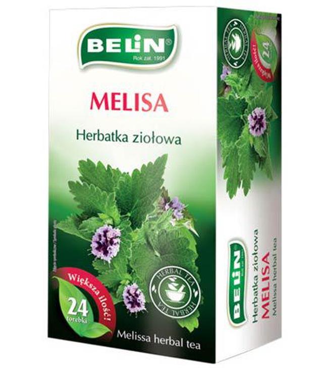 Belin Herbatka ziołowa melisa, 24 x 1,5 g, cena, wskazania, właściwości